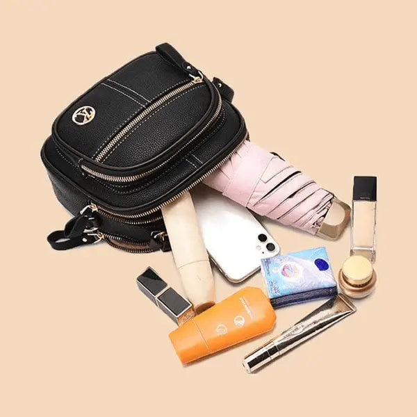 Bolso de hombro elegante de piel auténtica Kerstini