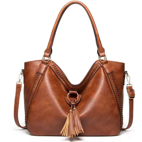 Elegante Sofistikering de Nellie | Bolso de cuero con asa