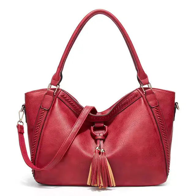 Elegante Sofistikering de Nellie | Bolso de cuero con asa