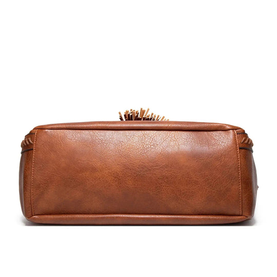 Elegante Sofistikering de Nellie | Bolso de cuero con asa