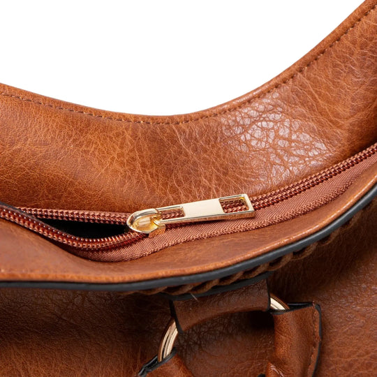 Elegante Sofistikering de Nellie | Bolso de cuero con asa