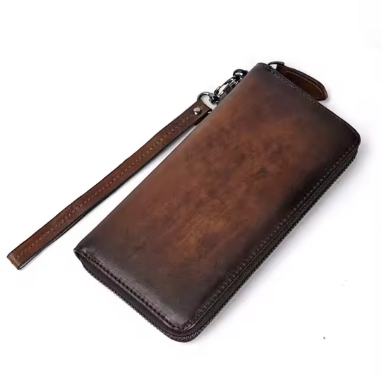 Bolso de mano con cierre de cremallera RFID