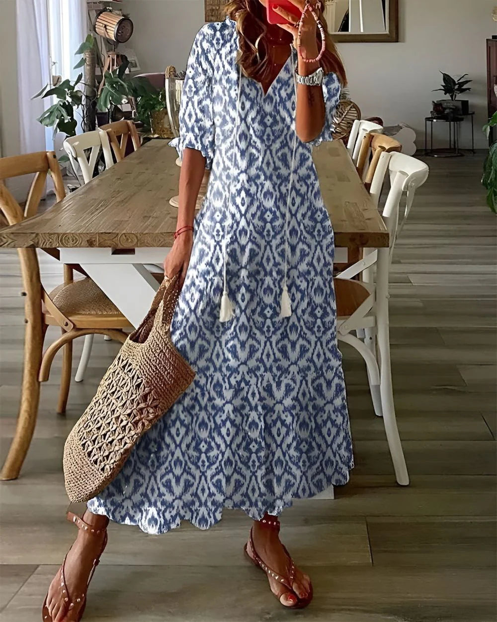 Viana - Vestido boho informal y elegante