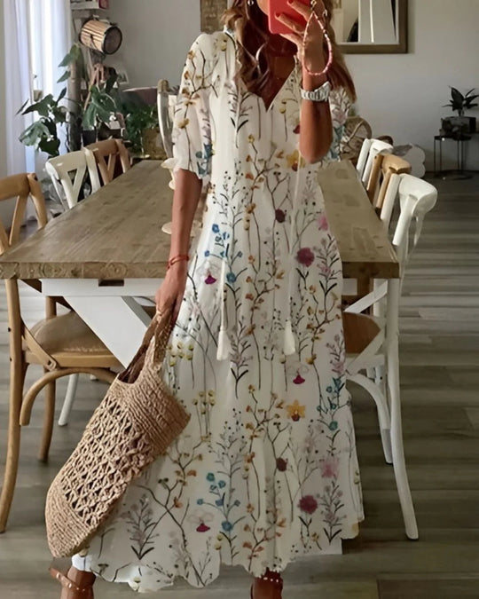 Viana - Vestido boho informal y elegante