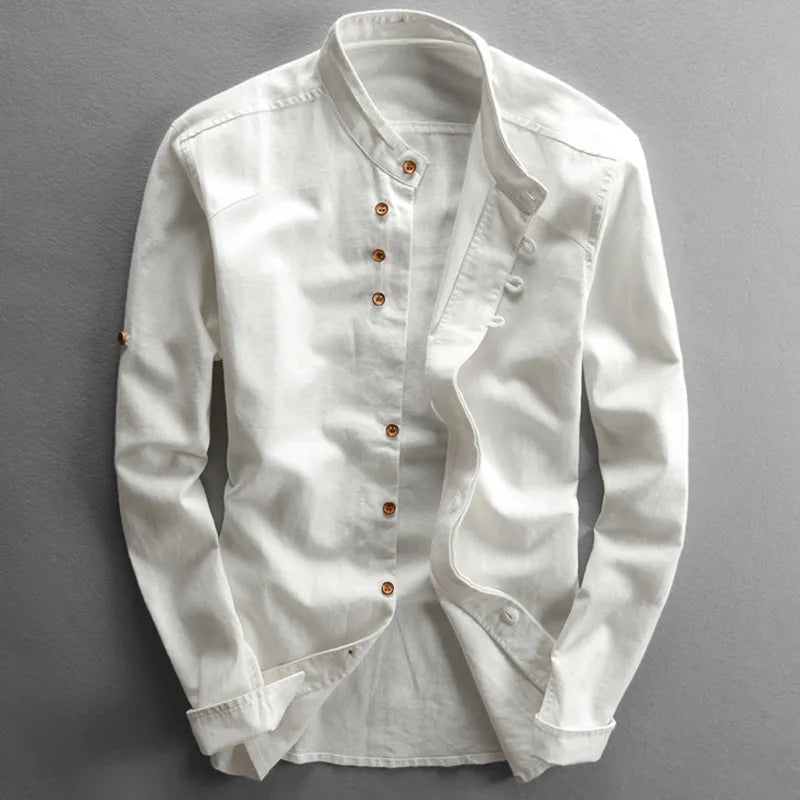 Arturo - Camisa mandarina elegante y casual