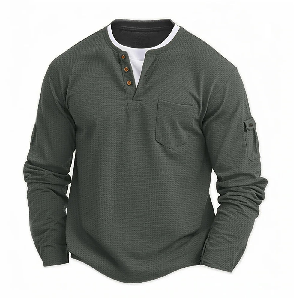 Luciano - Camisa elegante informal de manga larga