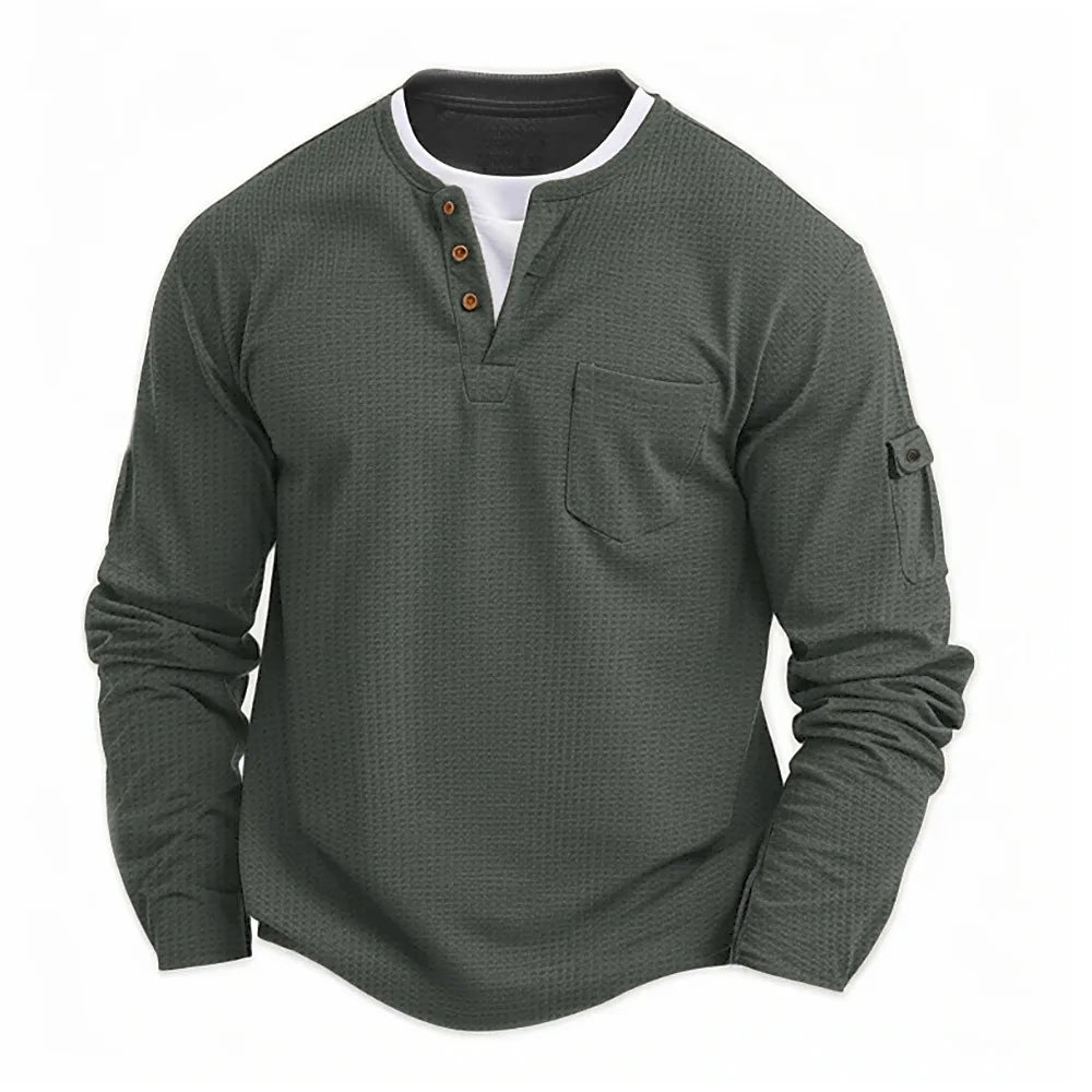 Luciano - Camisa elegante informal de manga larga
