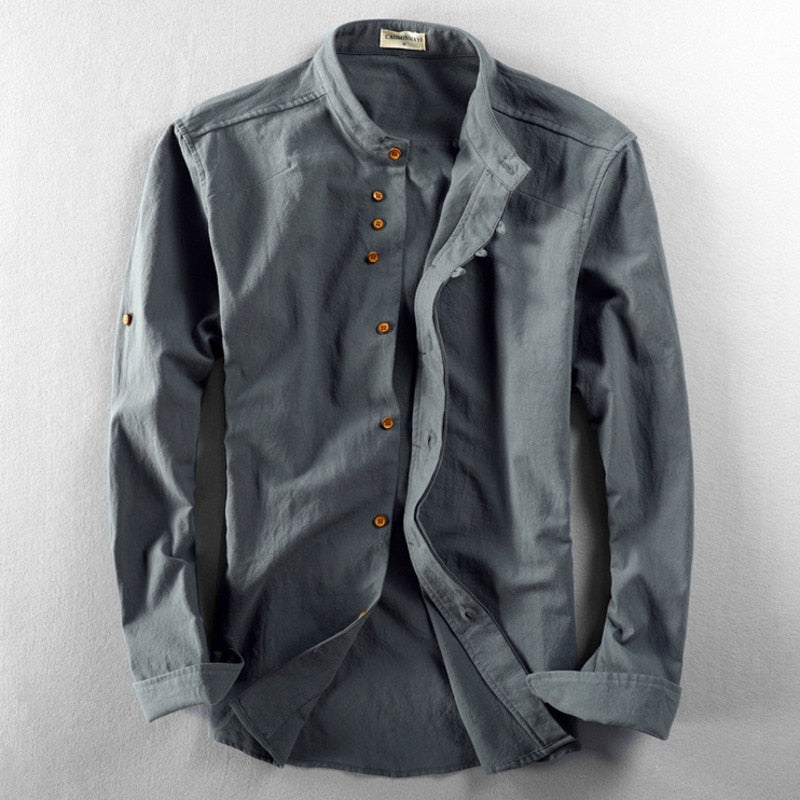 Arturo - Camisa mandarina elegante y casual