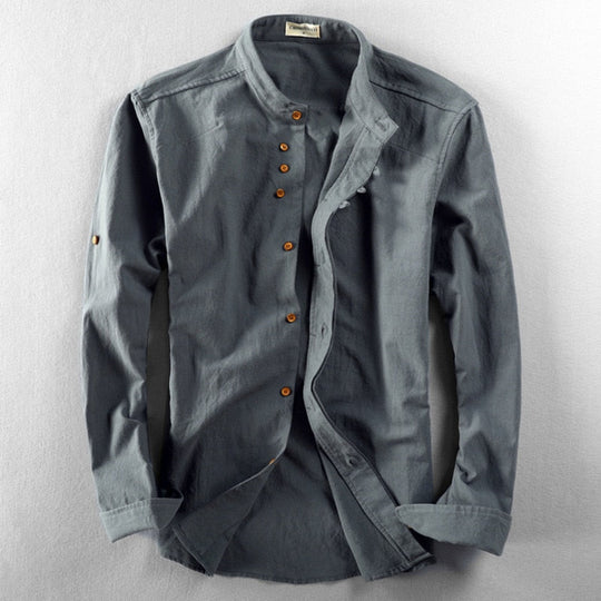 Arturo - Camisa mandarina elegante y casual