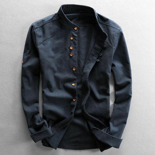 Arturo - Camisa mandarina elegante y casual
