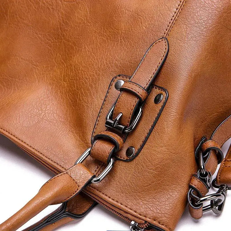 Monica's Graciösa Fägring | Elegante Bolso de Cuero para Hombro