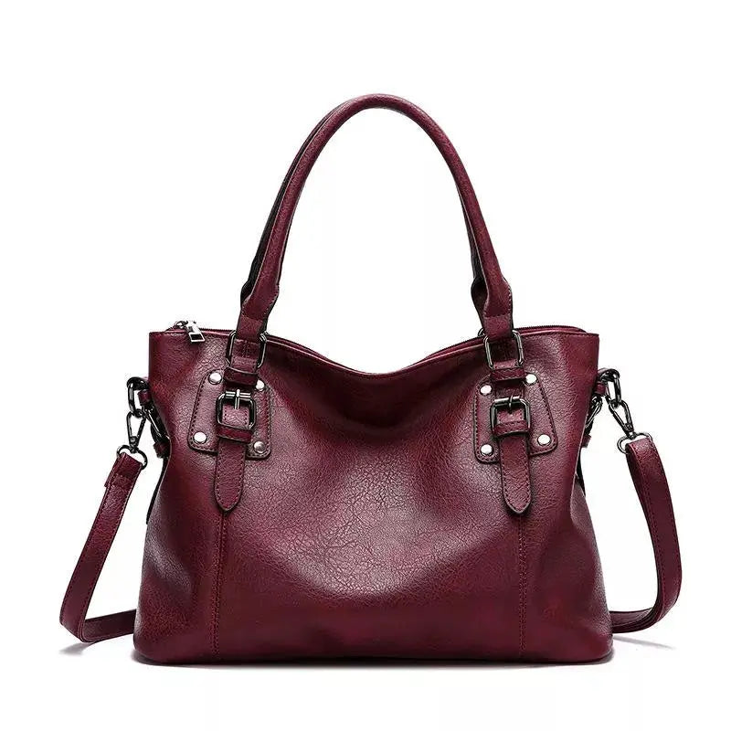 Monica's Graciösa Fägring | Elegante Bolso de Cuero para Hombro