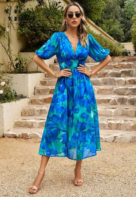 Flore – Elegante vestido floral