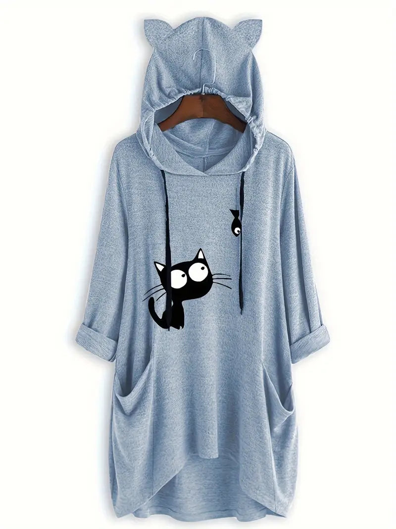 Elidi - Sudadera con capucha elegante y casual
