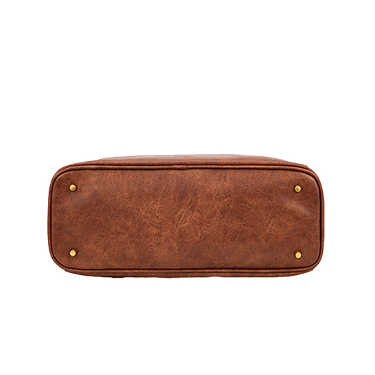 Carcasa elegante de cuero morado para portátil