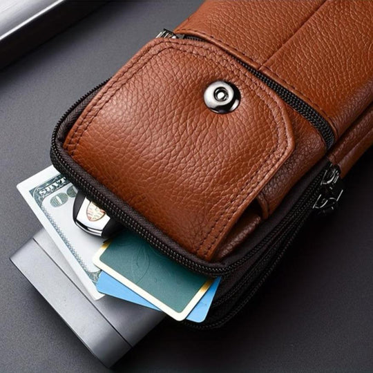 Carpeta para teléfono de piel Viktor