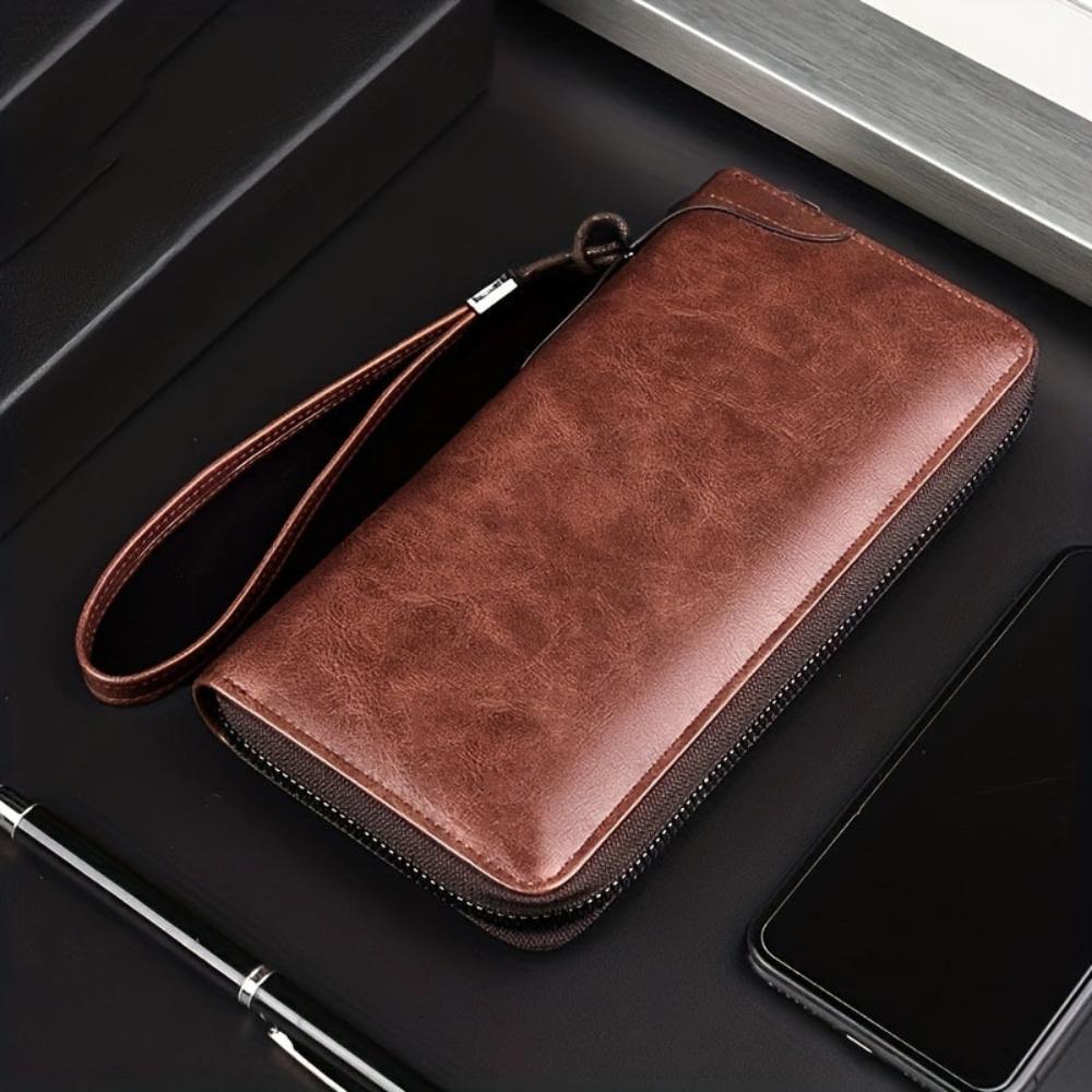 Bolso de mano con cierre de cremallera RFID