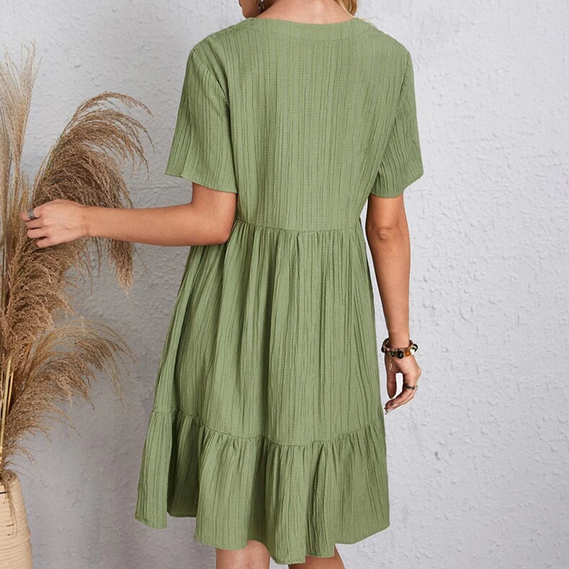 Kendra - Vestido elegante y casual para otoño