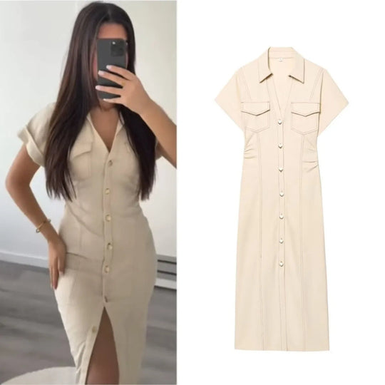 Laurel - Vestido vaquero elegante y casual