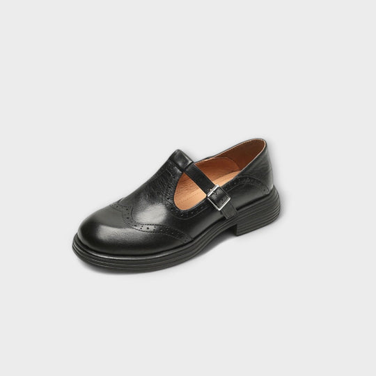 Elizabeth - elegantes merceditas de piel