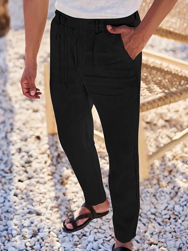 Daxon - Pantalones casuales elegantes