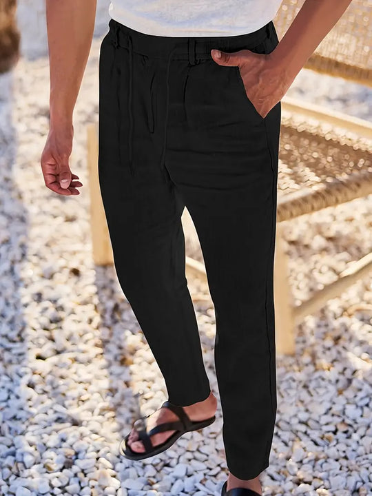 Daxon - Pantalones casuales elegantes