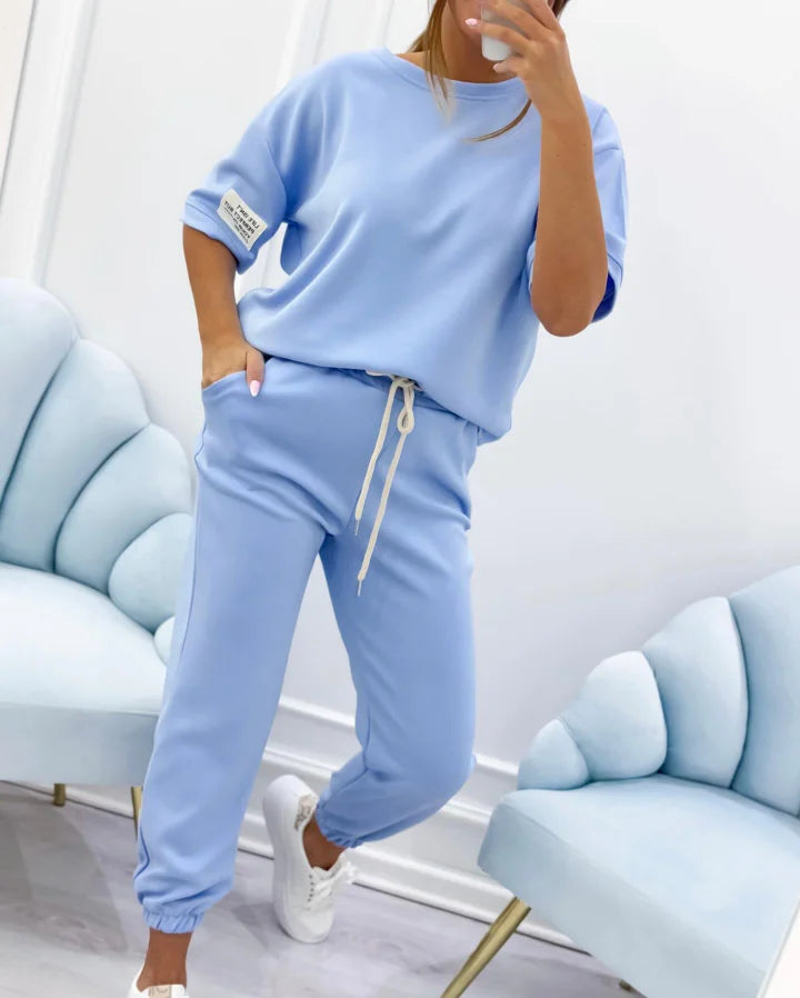 Elliora - Elegante conjunto informal de dos piezas