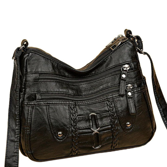 Bolso de hombro decorado con María nitaritega | Bolso de hombro a prueba de robos