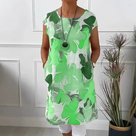 Raelynn - Vestido floral elegante y casual