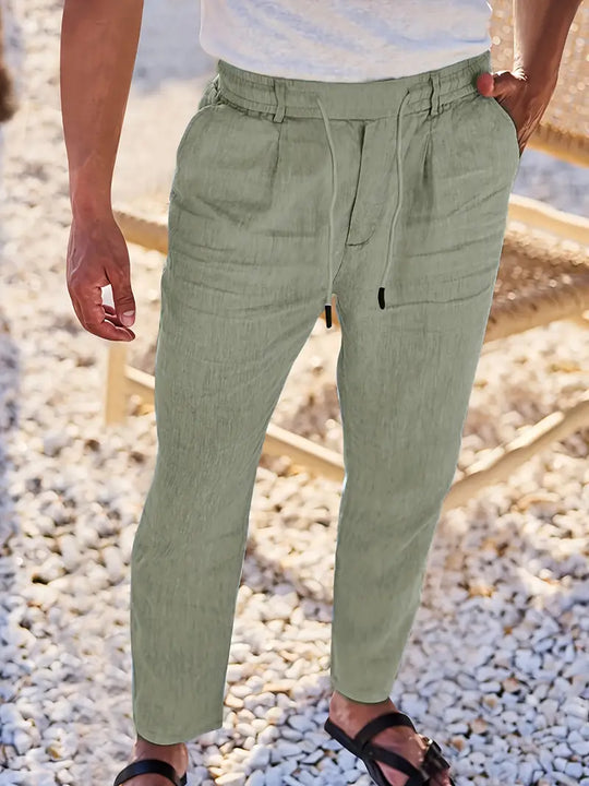 Daxon - Pantalones casuales elegantes