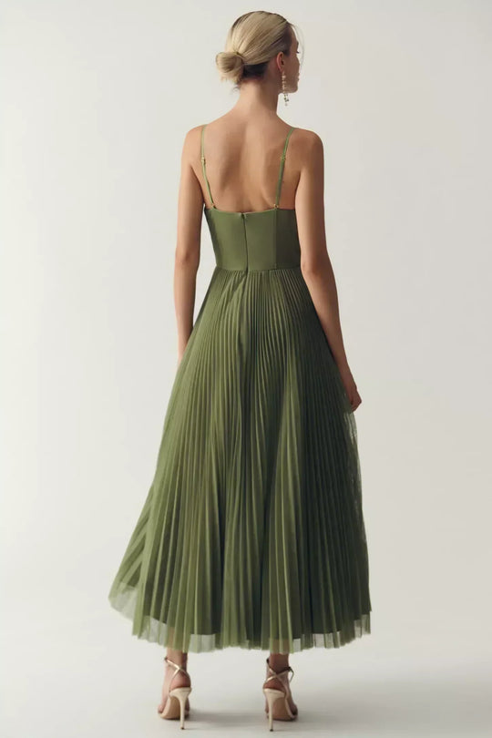 Jacinta - Vestido midi casual elegante