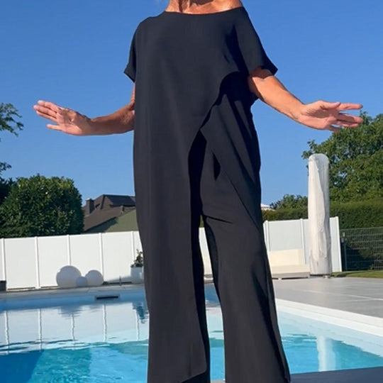 Bernice - elegante conjunto informal de dos piezas