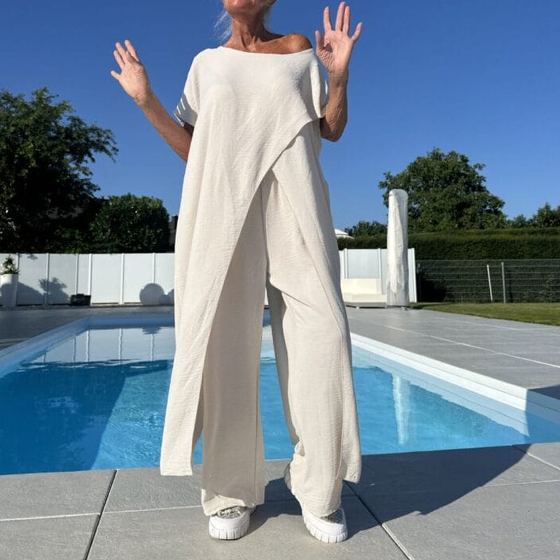 Bernice - elegante conjunto informal de dos piezas