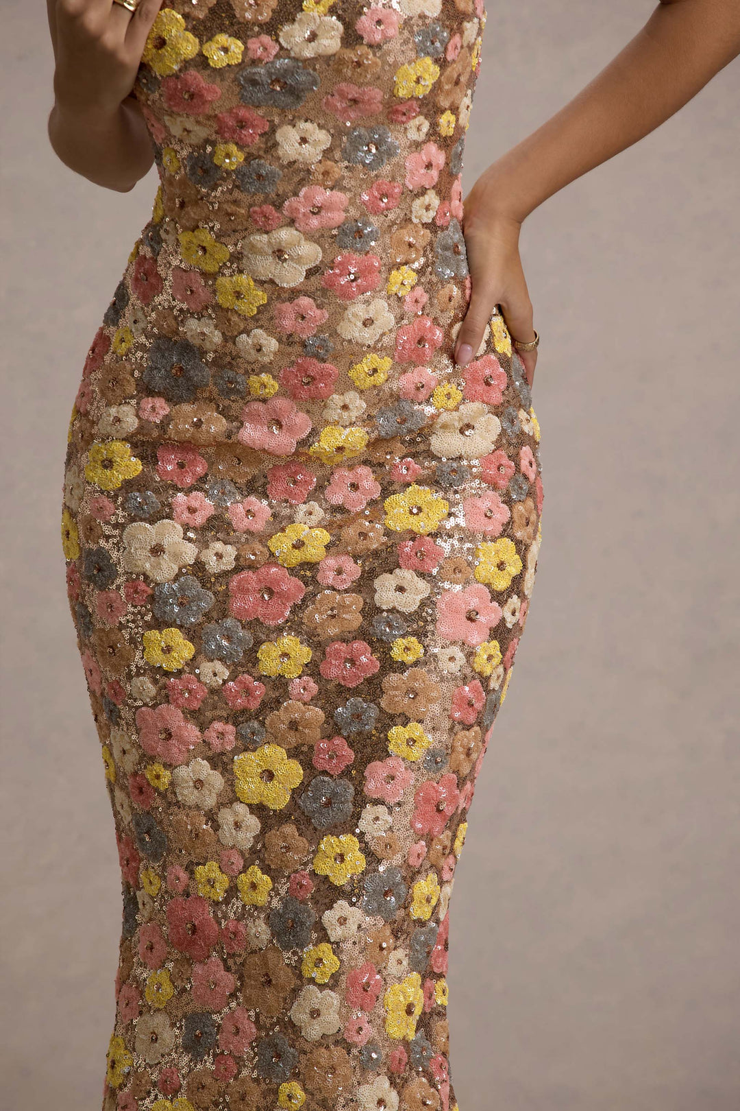 Alisha - Vestido largo floral elegante y casual